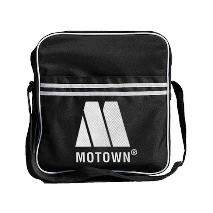 MOTOWN - Motown Striped Messenger 12" Vinyl Record Bag (holds up to 35 records)