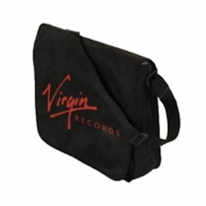 VIRGIN RECORDS - Virgin Records Flaptop Messenger 12" Vinyl Record Bag (holds up to 25 records)