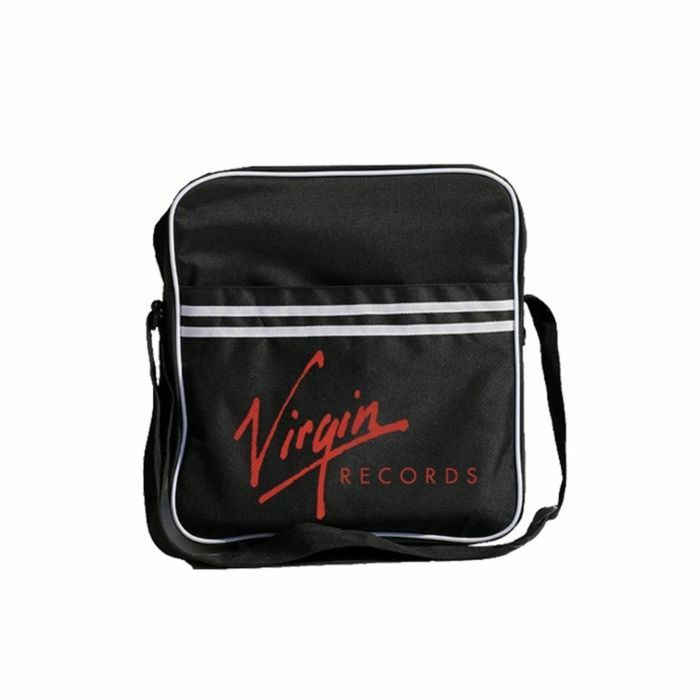 Virgin Records Striped Messenger 12 Vinyl Record Bag (holds up to 35