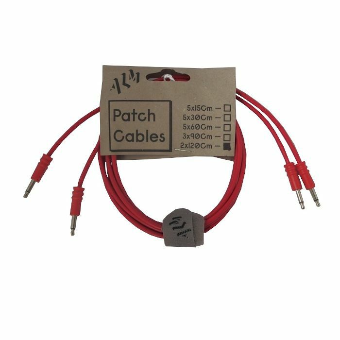 ALM - ALM Custom 3.5mm Male Mono Patch Cables (120cm, red, pack of 2)