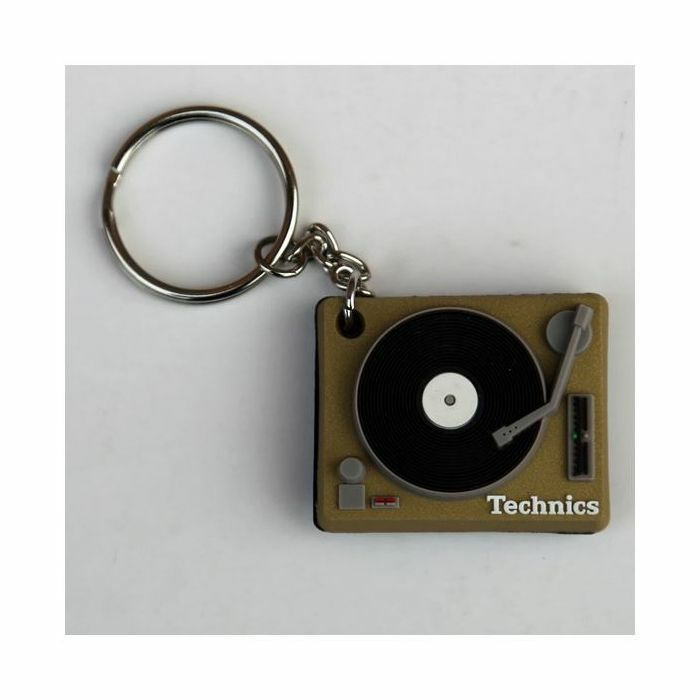 TECHNICS - Technics 1210 Turntable Deck Keyring (gold)