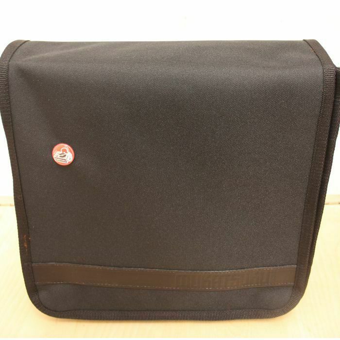 Mukatsuku 12 Inch Vinyl Record Messenger Shoulder Bag 25 (black bag
