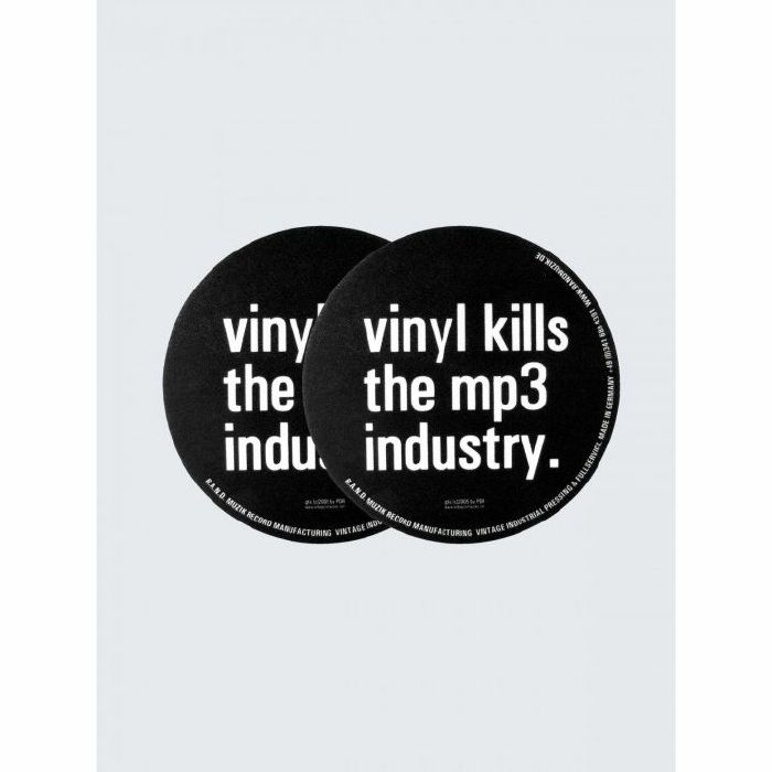 AIRBAG CRAFTWORKS - Airbag Craftworks Vinyl Kills The MP3 Industry Slipmats (Pair)