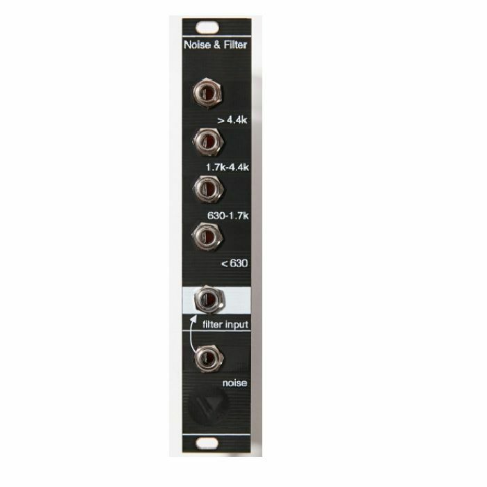 VERBOS ELECTRONICS - Verbos Electronics Noise & Filter Noise Generator & 4-Band Fixed Filter Bank Module (black)