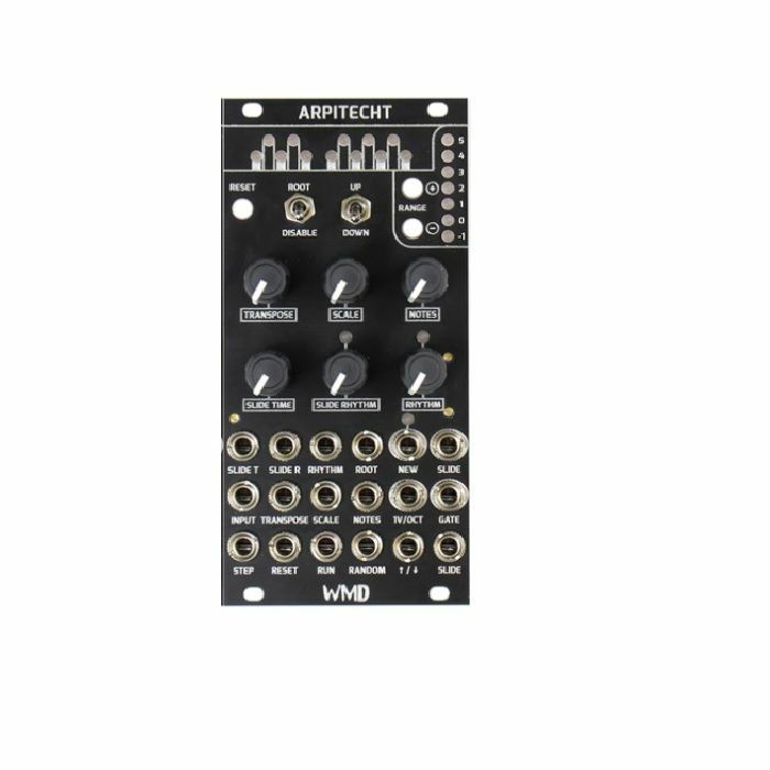WMD - WMD Arpitecht Voltage Controlled Quantizer & Rhythmic Arpeggio Generator Module (black faceplate)