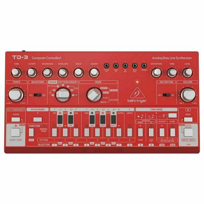 BEHRINGER - Behringer TD3 RD Analogue Bass Line Synthesizer (red)
