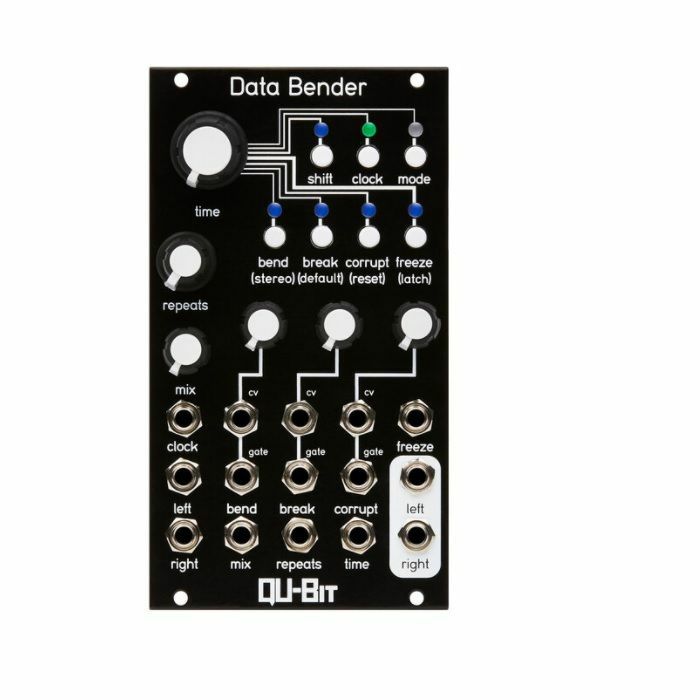 QU-BIT - Qu-Bit Data Bender Circuit Bent Audio Buffer Module (black)