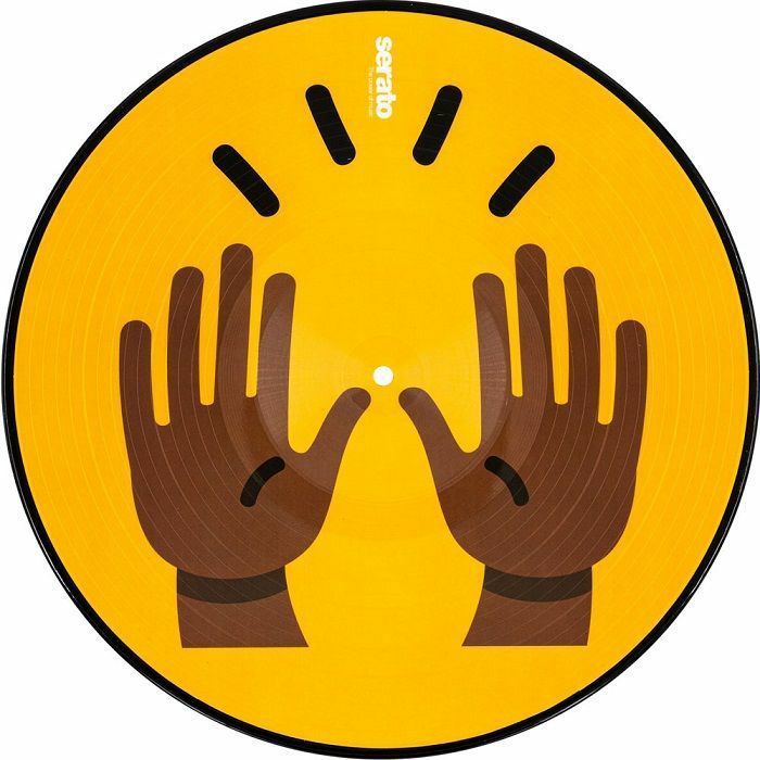 Serato Reversible Emoji Picture Disc #1 Hands 12" Control Vinyl Records (pair)