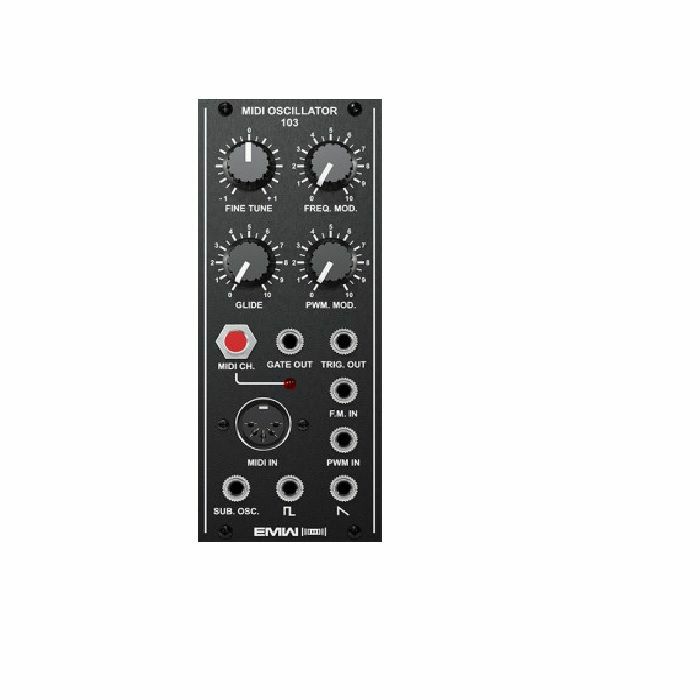 EMW - EMW MIDI Oscillator 103 Module (black faceplate)