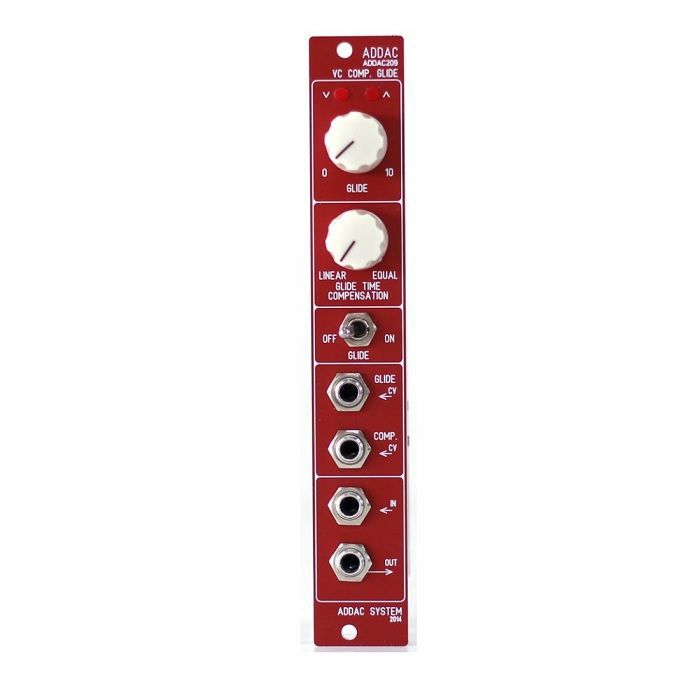 ADDAC SYSTEM - ADDAC System ADDAC209 VC Time Compensated Glide Module (red faceplate)