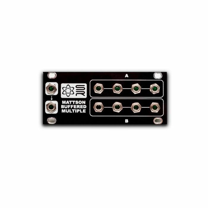 SYNTHROTEK - SynthRotek 1U Mattson Buffered Multiple Module (black faceplate)