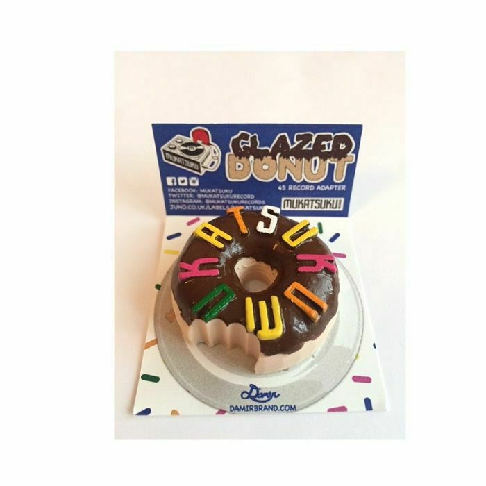 MUKATSUKU - Mukatsuku 3 D Doughnut /Donut 45 Adapter (Chocolate Glazed With Multicoloured Sprinkles) (Juno exclusive)
