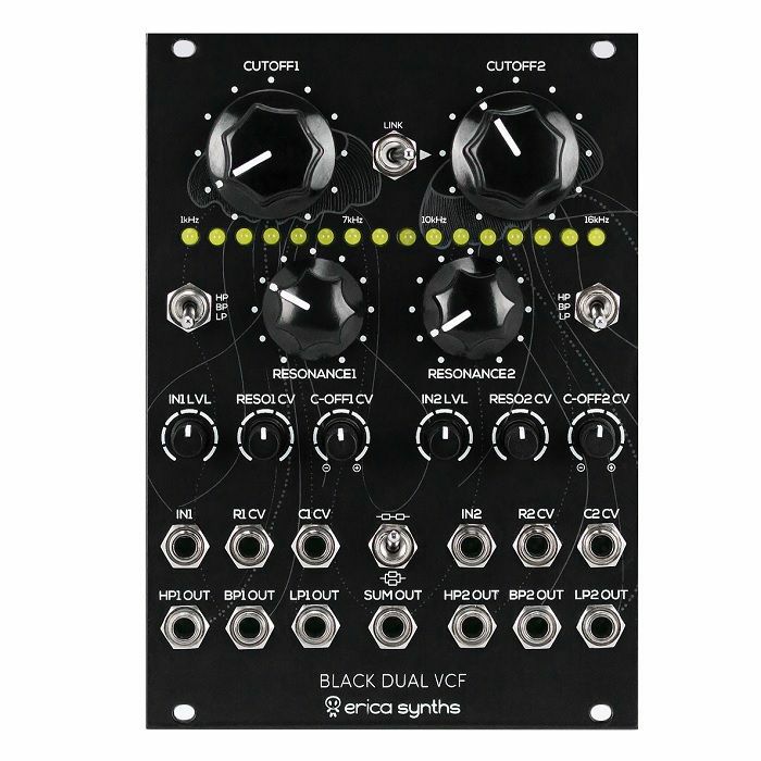 ERICA SYNTHS - Erica Synths Black Dual VCF Dual Multimode Filter Module