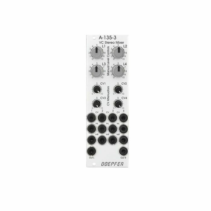 DOEPFER - Doepfer A-135-3 Voltage Controlled Stereo Mixer Module (silver)