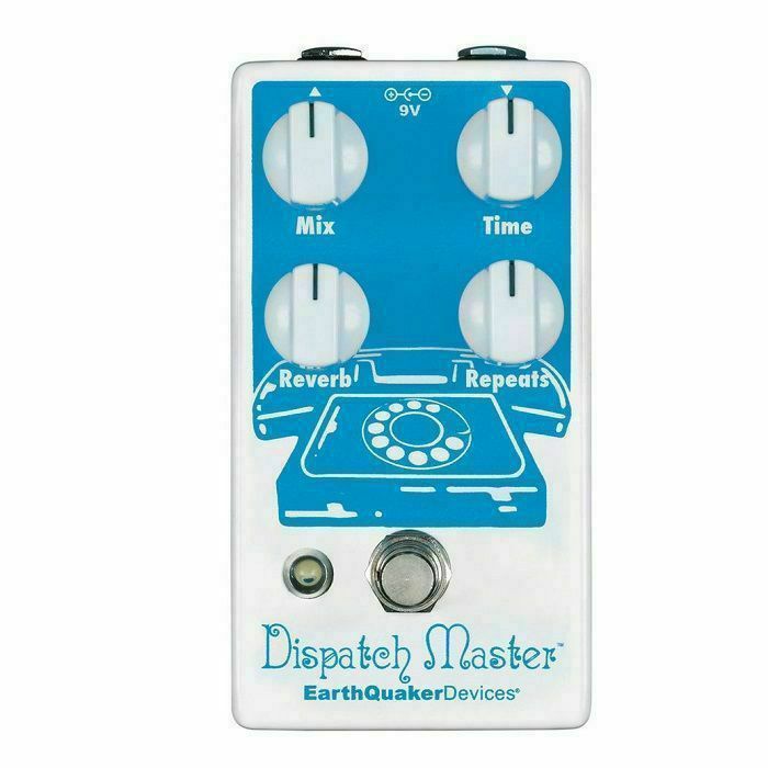 EARTHQUAKER DEVICES - EarthQuaker Devices Dispatch Master v3 Digital Delay & Reverb Effects Pedal (white)