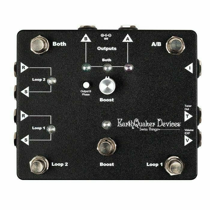 EARTH QUAKER DEVICES - Earth Quaker Devices Swiss Things Pedalboard Reconciler Pedal