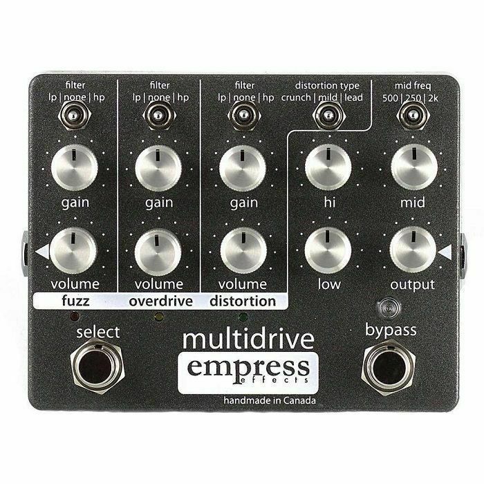EMPRESS EFFECTS - Empress Effects Multidrive Fuzz/Overdrive/Distortion Pedal
