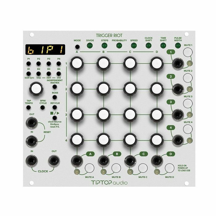 TIPTOP AUDIO - Tiptop Audio Trigger Riot Modular Groove Composer & Sequencer Module (white)
