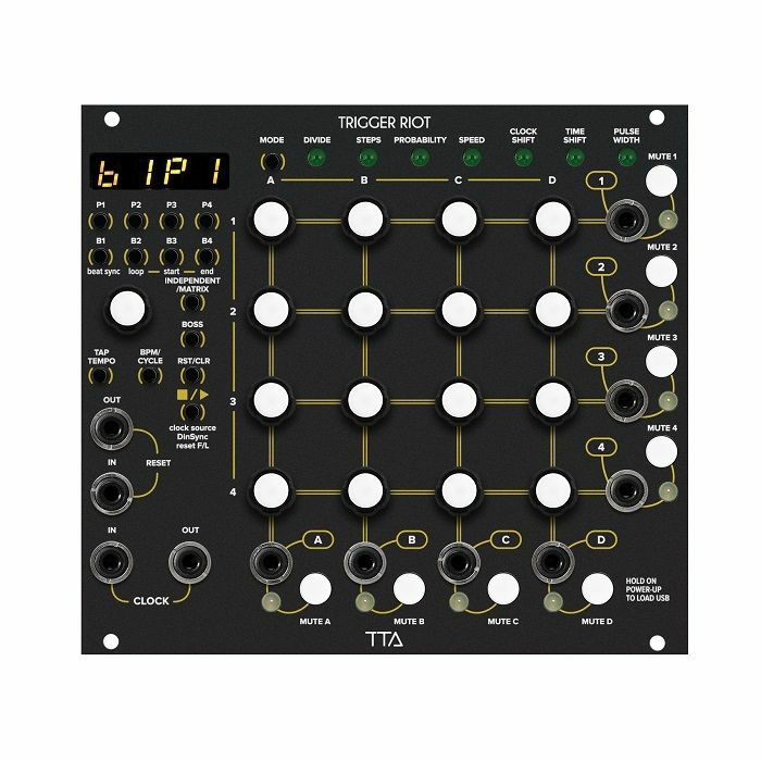 TIPTOP AUDIO - Tiptop Audio Trigger Riot Modular Groove Composer & Sequencer Module (black)