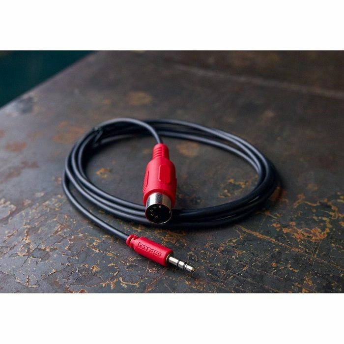 BEFACO - Befaco DIN5 MIDI To TRS Mini-Jack Type A Cable (red, 1.5m, pack of 3)