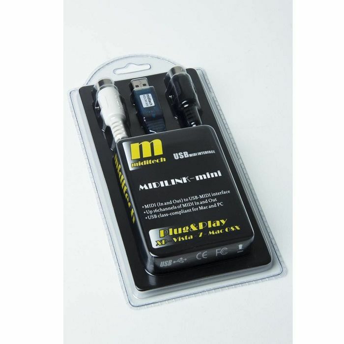 MIDITECH - Miditech Midilink Mini USB MIDI Interface (black)