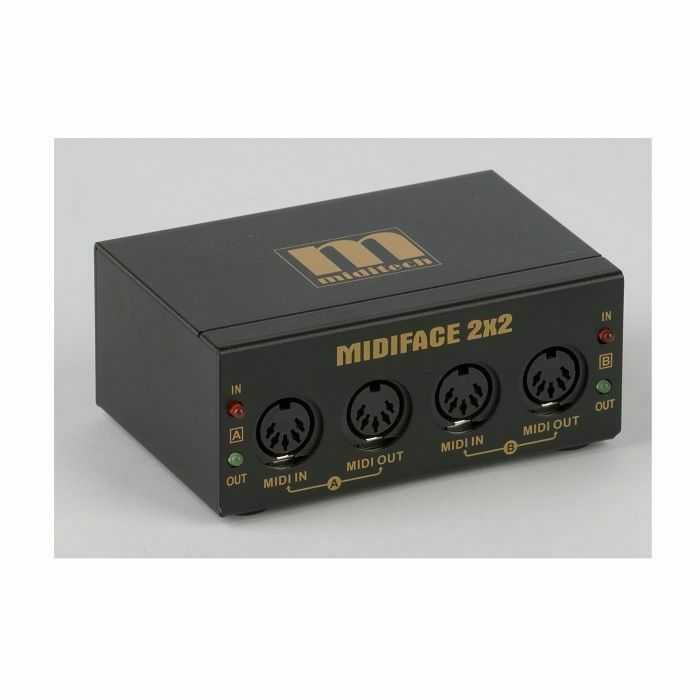 MIDITECH - Miditech Midiface 2-In/2-Out USB MIDI Interface (black)