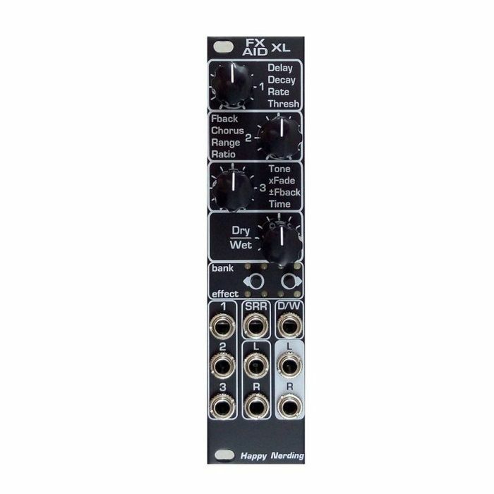 HAPPY NERDING - Happy Nerding FX AID XL Multiple Audio Effects Module (black faceplate)