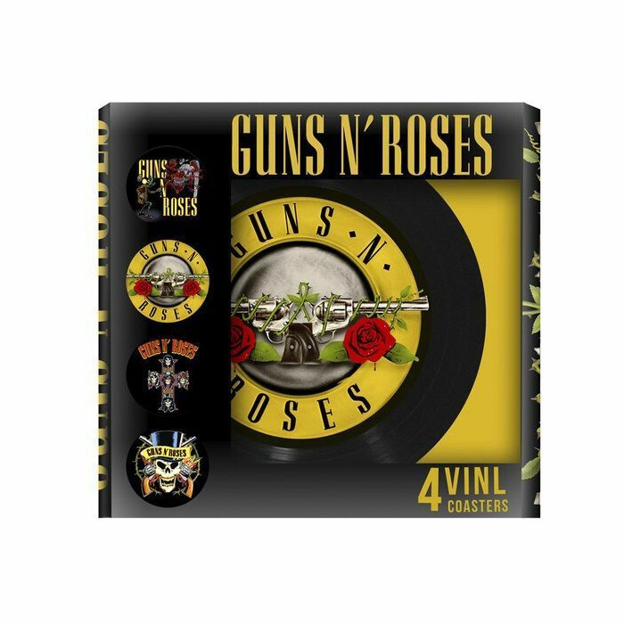 GUNS N ROSES - Guns N Roses 4-Piece Vinyl Coaster Set
