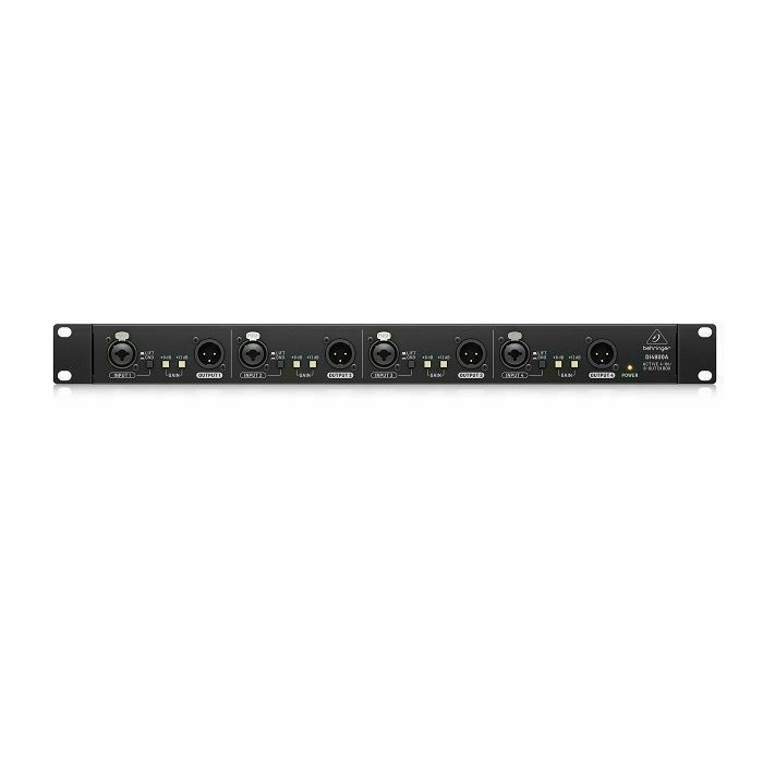 BEHRINGER - Behringer DI4800A Professional 4-Channel Active DI-Box/Booster/Line Isolator