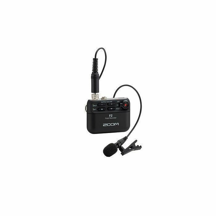 Zoom F2-BT Field Recorder With Bluetooth & Lavalier Microphone
