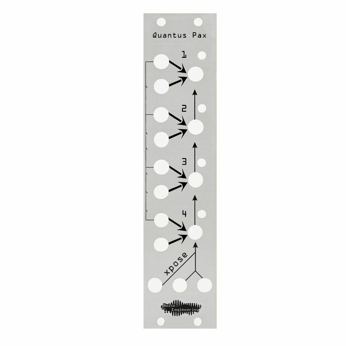 NOISE ENGINEERING - Noise Engineering Quantus Pax Four-Channel Transposable Precision Adder Module (silver faceplate)