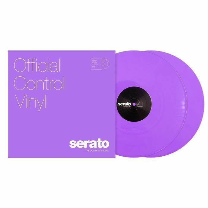 SERATO - Serato Neon Violet Limited Edition 12" Control Vinyl records (pair, violet)