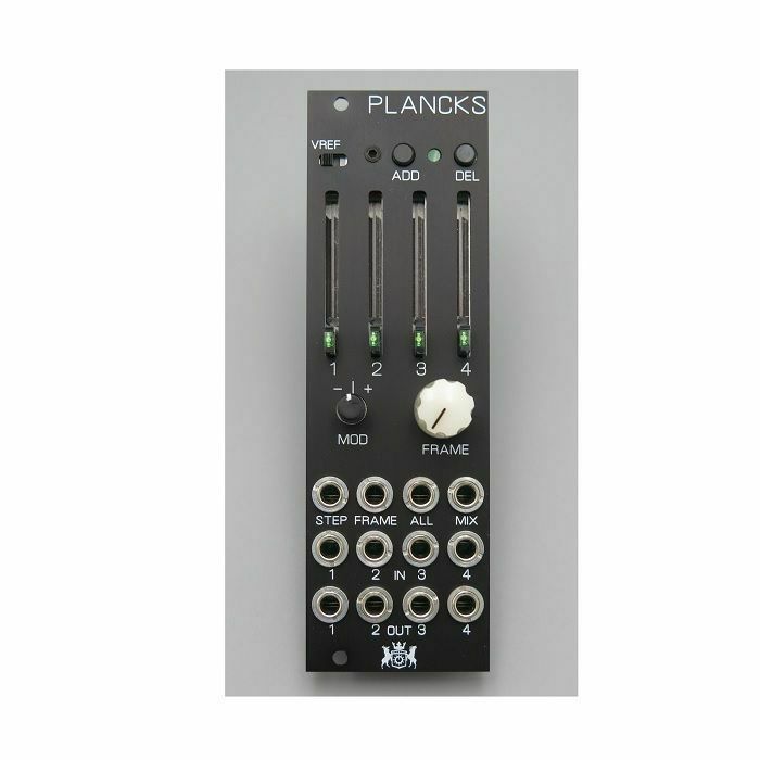 MICHIGAN SYNTH WORKS - Michigan Synth Works Plancks 2 4-Channel Digitally Controlled Analogue VCA Module (black)