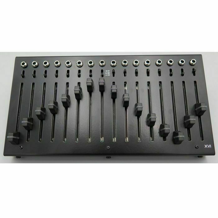 MICHIGAN SYNTH WORKS - Michigan Synth Works XVI Desktop USB 16 Channel Fader Bank Surface Controller (black)