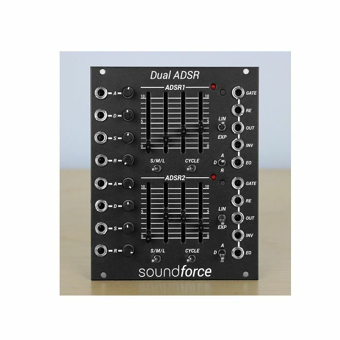 SOUNDFORCE - SoundForce Dual ADSR Attack Decay Sustain & Release Module With CV (black)