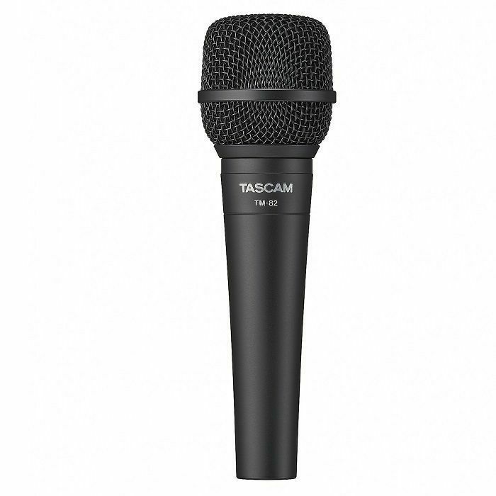 TASCAM - Tascam TM-82 Dynamic Microphone For Vocals & Instruments (black)