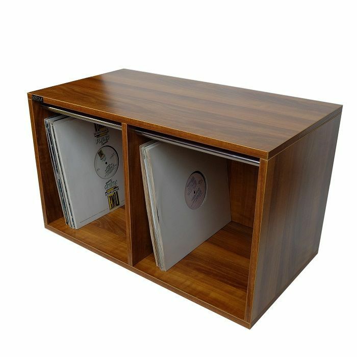 SEFOUR - Sefour VC250 12"/LP Vinyl Record Carry Storage Box 250 (large, mid century rosewood)