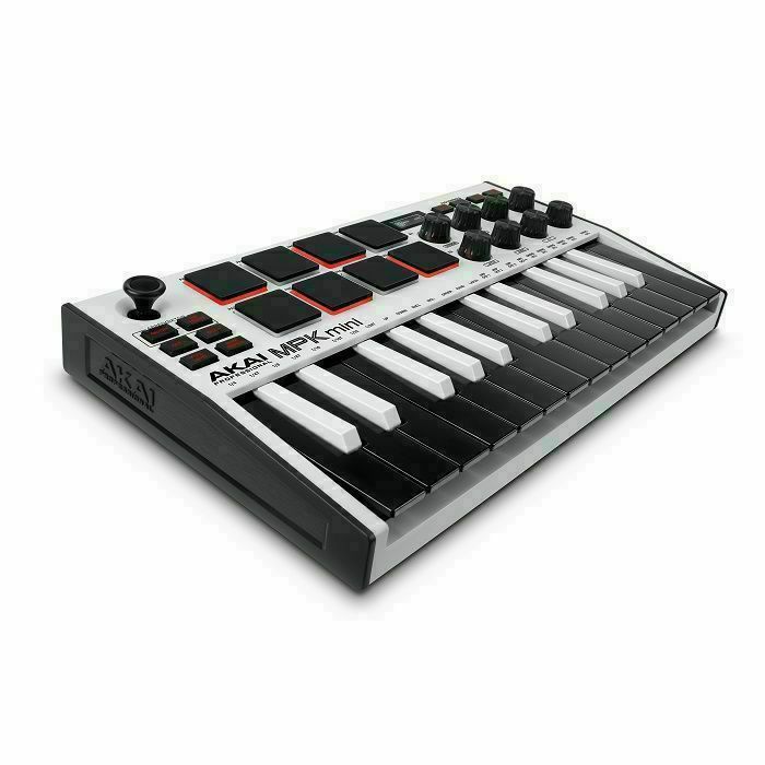 AKAI PROFESSIONAL - Akai Professional MPKmini mk3 White Edition Portable USB Keyboard (white)