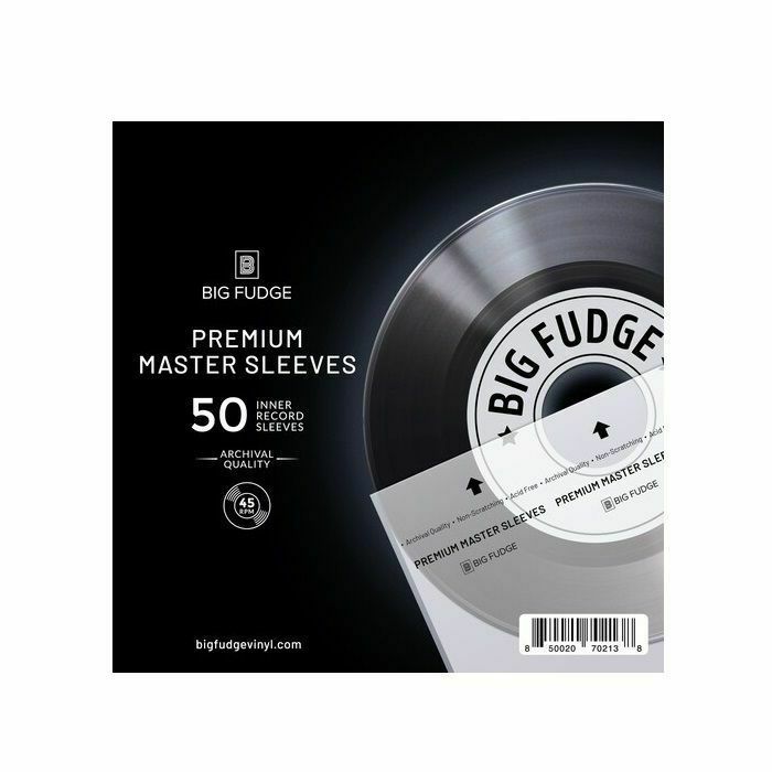 BIG FUDGE - Big Fudge 7" Vinyl Record Rice Paper Inner Sleeves (pack of 50)