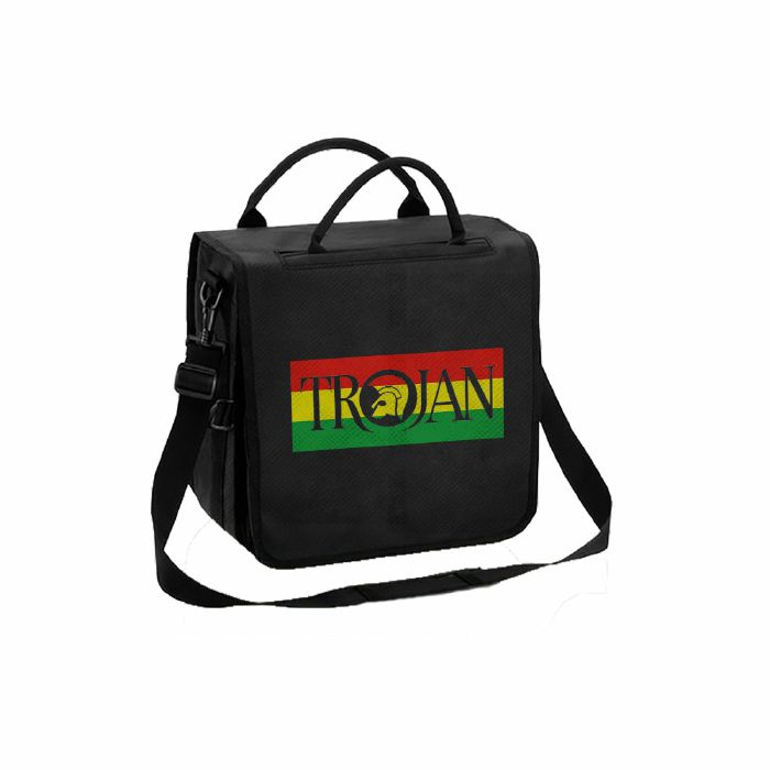 TROJAN RECORDS - Trojan Records Flag Record Backpack (black with flag logo)