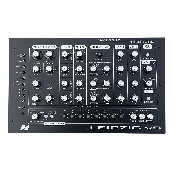 ANALOGUE SOLUTIONS - Analogue Solutions Leipzig V3 Analogue Desktop Synthesiser & CV Sequencer (black)