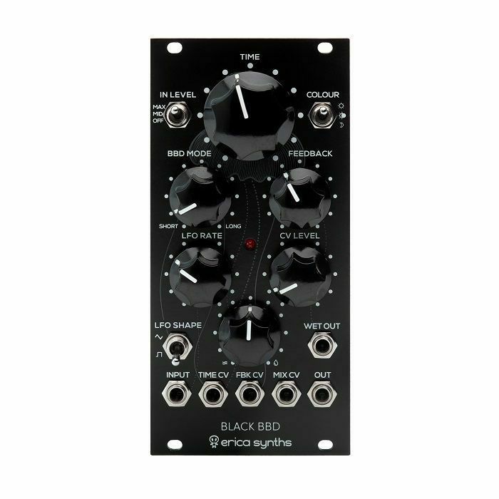 ERICA SYNTHS - Erica Synths Black BBD Dual Tap Analogue Delay Module