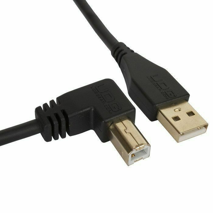 UDG Ultimate Angled USB 2.0 A-B Audio Cable (black, 3.0m)