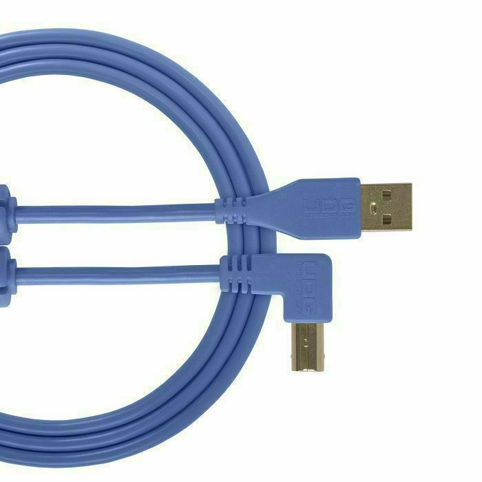 UDG - UDG Ultimate Angled USB 2.0 A-B Audio Cable (blue, 3.0m)