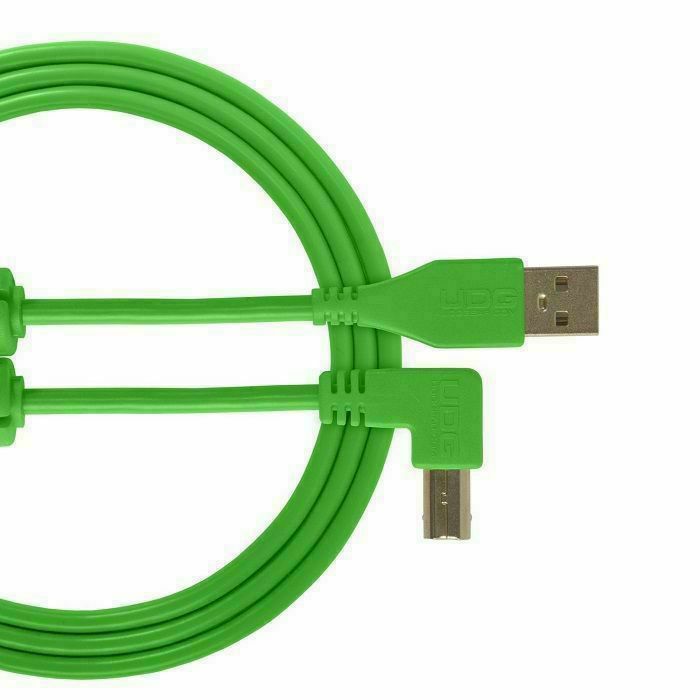 UDG - UDG Ultimate Angled USB 2.0 A-B Audio Cable (green, 3.0m)