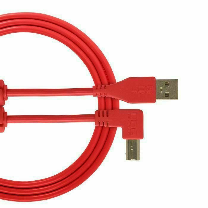 UDG - UDG Ultimate Angled USB 2.0 A-B Audio Cable (red, 3.0m)