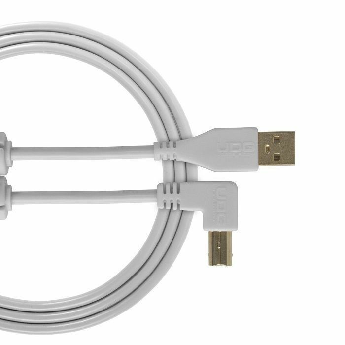 UDG - UDG Ultimate Angled USB 2.0 A-B Audio Cable (white, 3.0m)