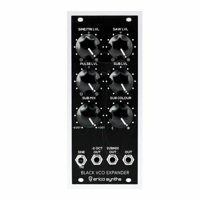 ERICA SYNTHS - Erica Synths Black VCO Expander Waveform Mixer & Sub-Oscillator Module For Black VCO
