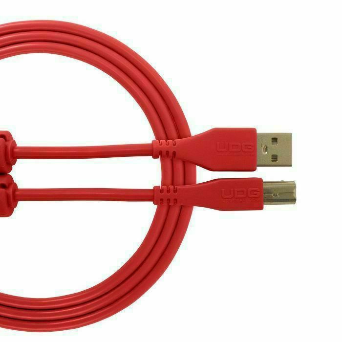 UDG - UDG Ultimate Straight USB 2.0 A-B Audio Cable (red, 3.0m)
