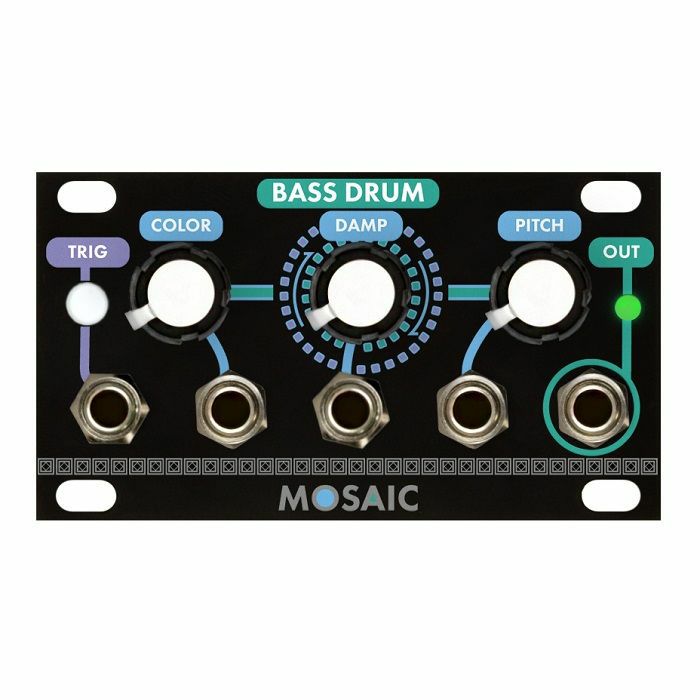 MOSAIC - Mosaic 1U Bass Drum Kick Drum Module (black)
